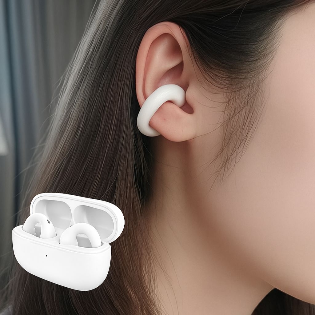 Audífonos de Conducción Ósea + Funda Cargadora