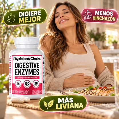Enzimas Digestivas – Menos Hinchazón, Más Ligereza