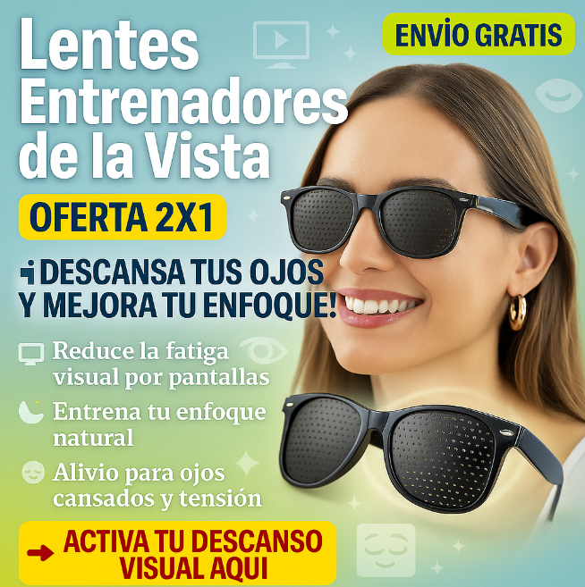 Lentes Entrenadores de la Vista 2x1 - Descanso para tus Ojos