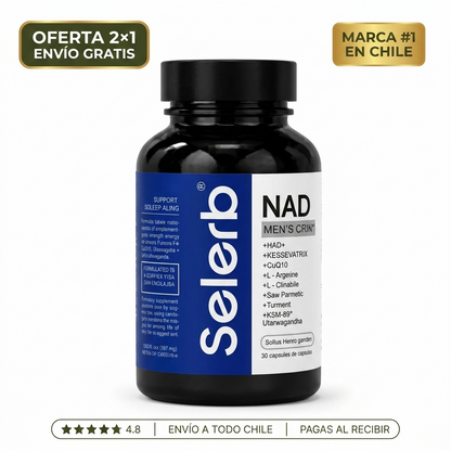 NAD+ Selerb Booster – Energía Y Vitalidad Masculina